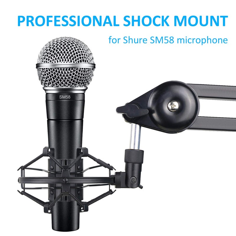 SUNMON حامل ميكروفون SUNMON SM58 معلق لتقليل الاهتزاز والضوضاء، مناسب لميكروفون شوري SM58-LC و SM58-CN الديناميكي الكارديويدي - Image 2